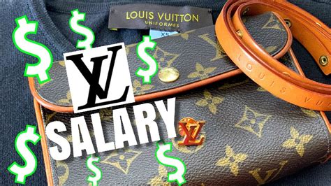 louis vuitton hourly pay.